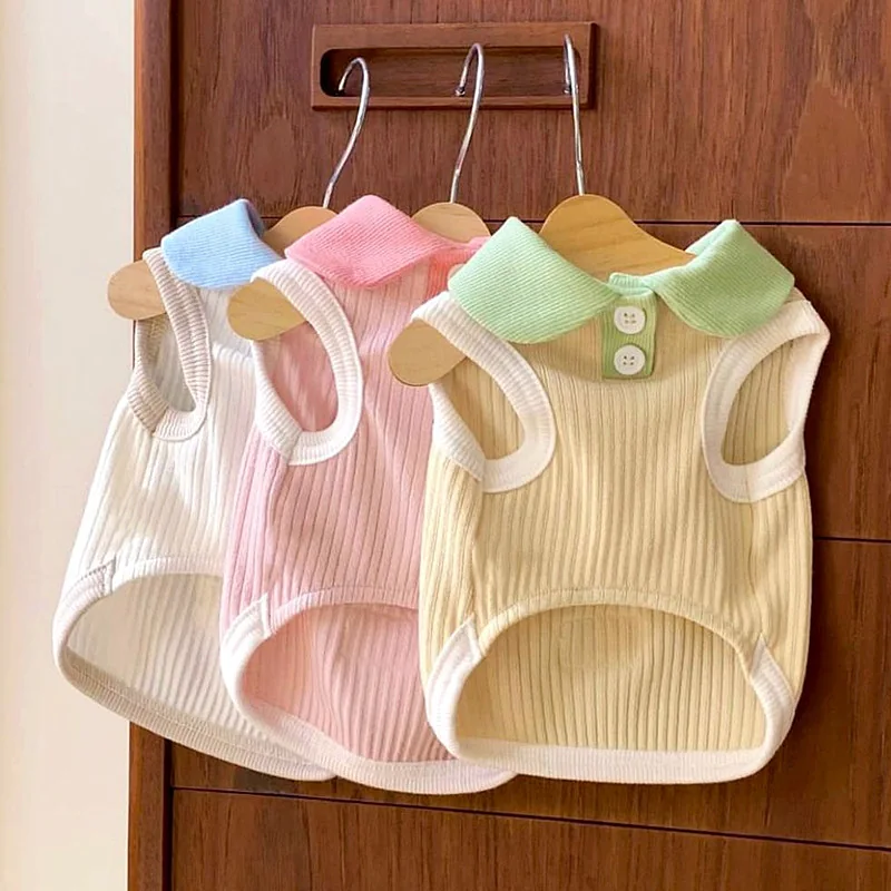 Ribbed Polo Pet Vest